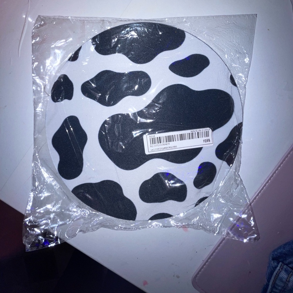 Cow print Computer Mouse Pad